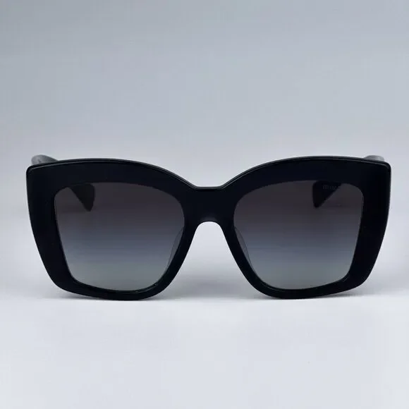 NEW Miu Miu MU04WS 06U5D1 Grey Opal Grey Gradient Women Sunglasses MU 04WS - Picture 3 of 11